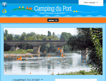 Tablet Screenshot of campingduport.net